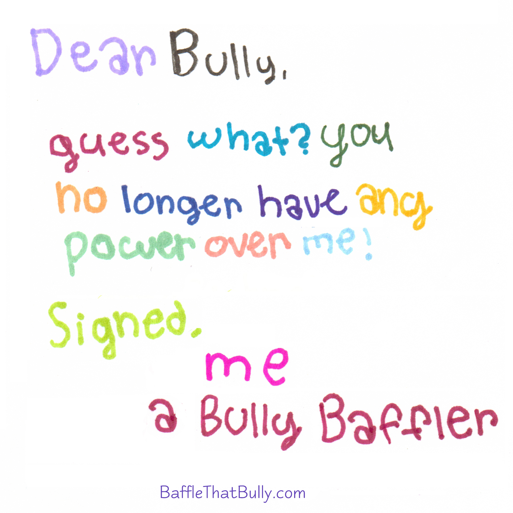 Anti Bullying Slogans For Children